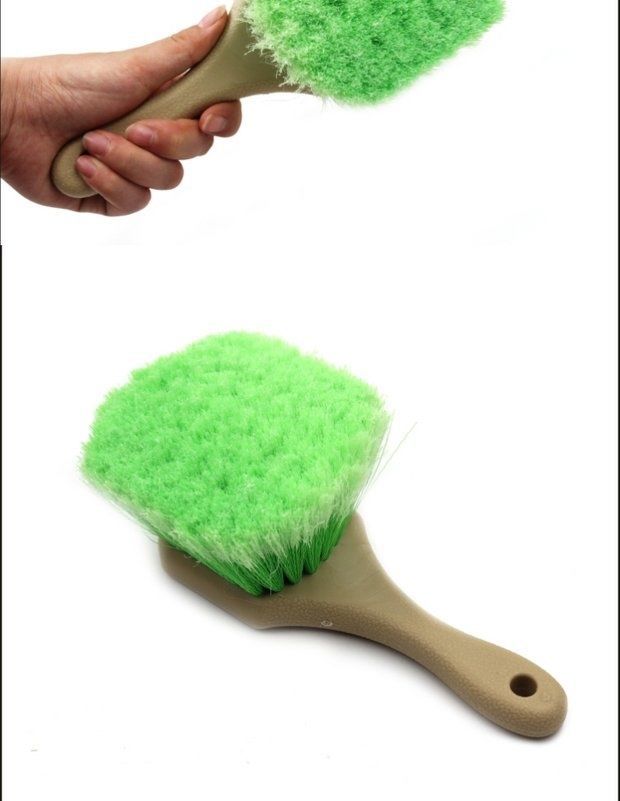 汽車(chē)輪轂清潔刷 多功能鋼圈清洗刷軟毛刷汽車(chē)腳墊刷 輪胎清洗刷細(xì)