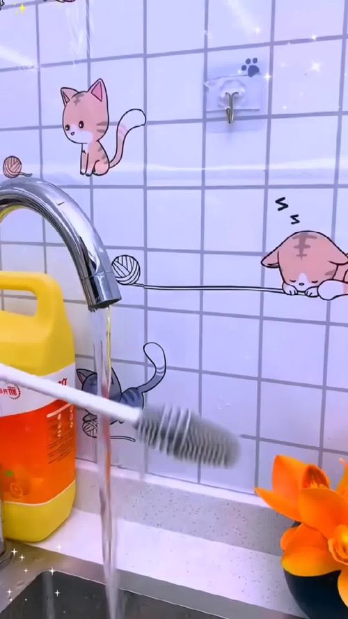 家里有杯子的你定要用這個 多功能清潔刷 超長硅膠手柄刷子,不管多深的杯底都能刷干凈 清潔刷 清潔用品 清潔神器