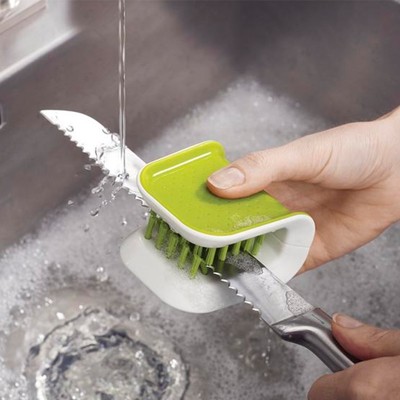 英國(guó)Joseph Joseph 可掛式U型刀具清洗刷&middot;綠色